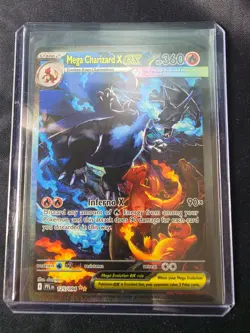 Mega Charizard X EX 125/094 SIR Phantasmal Flames Pokemon Near Mint NM - Image 1