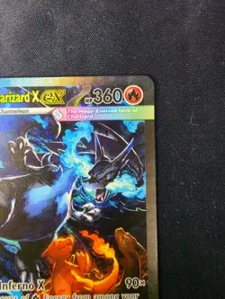 Mega Charizard X EX 125/094 SIR Phantasmal Flames Pokemon Near Mint NM - Image 4