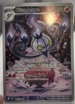 2025 Pokemon Chandelure 103/086 NM TCG White Flare - Image 1