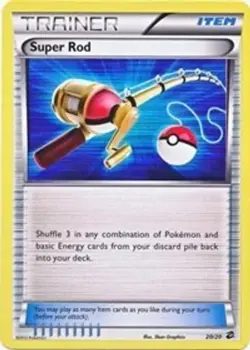 Super Rod (#20/20) - Holofoil BW - Dragon Vault LP Pokemon - Image 1