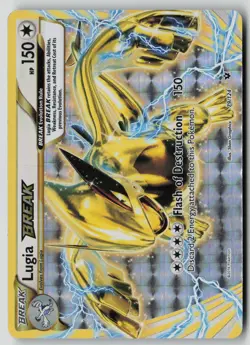Lugia BREAK 79/124 BREAK Rare Fates Collide Pokemon MP - Image 1