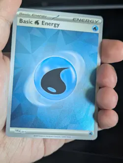 Basic Water Energy SVE011 Pokemon Prismatic Evolutions Reverse Holo NM - Image 1