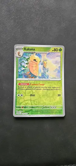 Kakuna 014/165 Common 151 Pokemon Reverse Holo Near Mint - Image 1