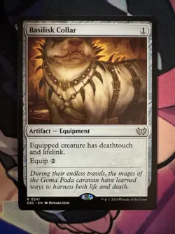 Basilisk Collar - 241 - NM - Commander: Duskmourn - MTG - Image 1