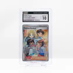 2024 Pokemon Paldean Student Full Art Trainer Paldean Fates #230 - CGC 10 - Image 2