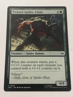 Twisted Spider-Clone MTG Marvel Spider-Man 2025 SDCC Promo NM - Image 1
