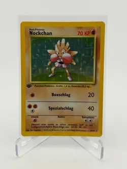 Pokemon TCG Hitmonchan Nockchan 7/102 German 1st Edition Holo Rare NP MINT! - Image 2