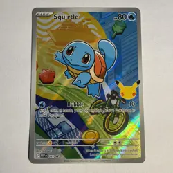 Pokemon Squirtle 30th anniversary gen 1 first partner black star promo 39 NM - Image 1