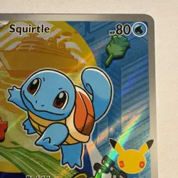 Pokemon Squirtle 30th anniversary gen 1 first partner black star promo 39 NM - Image 3