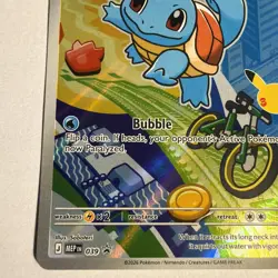 Pokemon Squirtle 30th anniversary gen 1 first partner black star promo 39 NM - Image 5