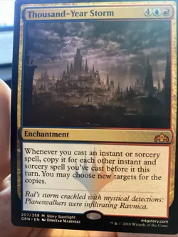 MTG Thousand-Year Storm-Guilds of Ravnica Light Play Condition - Image 1