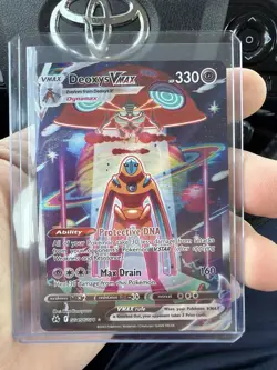 Pokemon Deoxys VMAX Crown Zenith Galarian Gallery GG45/GG70 Full Art Holo - Image 1