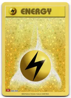 Basic Lightning Energy Classic Collection 034/034 Pokemon - Image 1