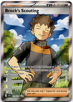 Brock's Scouting - Ultra Rare SV09: Journey Together 179/159 Pokemon Teeziro - Image 1