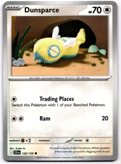 Dunsparce Common SV09: Journey Together 120/159 Pokemon Asako Ito - Image 1