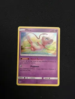 Pokemon TCG Mew 76/214 Unbroken Bonds Rare Holo Basic NM - Image 1