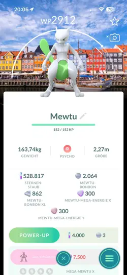 !!!Pokemon GO ✨Shiny Mewtu mit Background Kopenhagen - Image 1