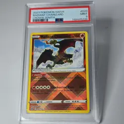 Pokemon Radiant Charizard 020/159 Crown Zenith PSA 9 Radiant Rare Holo Full Art - Image 1