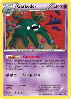 Garbodor 68/113 Legendary Treasures Holo Rare NM 2013 GLC - Image 2