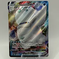 Pokemon Galarian Darmanitan VMAX Holo Swsh04 Vivid Voltage Ultra Rare 037/185 - Image 1
