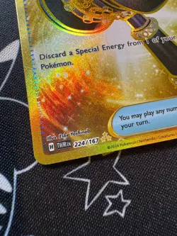 Enhanced Hammer 224/167 Pokemon TCG Twilight Masquerade Hyper Rare Gold English - Image 2