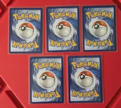 Pokemon Pikachu 005/025 Celebrations Full Art Holo 25th Anniversary Lot x5 NM - Image 2