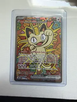 POSSIBLE PSA 10 TCG Meowth ex 121/088 perfect order Rare Full Art Holo - Image 1