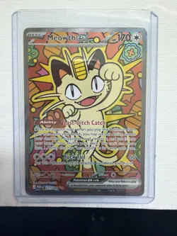 POSSIBLE PSA 10 TCG Meowth ex 121/088 perfect order Rare Full Art Holo - Image 5