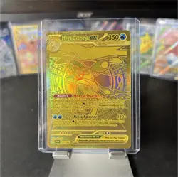 Pokemon TCG Mega Greninja EX 122/086 Secret Rare Gold (mint) (sold in toploader) - Image 1