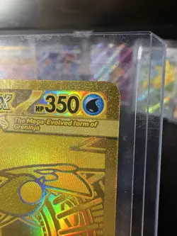 Pokemon TCG Mega Greninja EX 122/086 Secret Rare Gold (mint) (sold in toploader) - Image 4