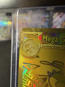 Pokemon TCG Mega Greninja EX 122/086 Secret Rare Gold (mint) (sold in toploader) - Image 5