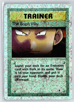Pokemon Legendary Collection #105/110 The Boss's Way Uncommon,Reverse Holo LP/MP - Image 1