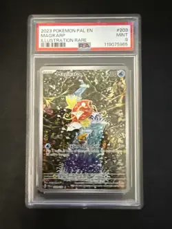 The Pokemon Company PSA 9 Magikarp Illustration Rare Paldea Evolved 203/193 - Image 1