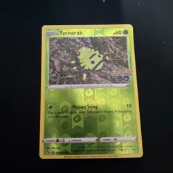 Spinarak Ditto 006/078 – Pokemon GO TCG UNPEELED Reversed Holo - Image 2