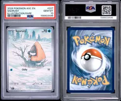 PSA 10 SNORUNT 227 POKEMON ASCENDED HEROES ILLUSTRATION RARE GEM MINT - Image 3