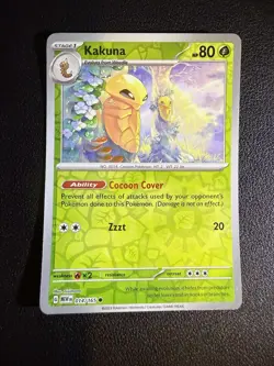 Pokemon Scarlet & Violet 151 Kakuna 014/165 Reverse Holo NM - Image 1