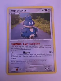 Pokemon Munchlax 33/130 Diamond & Pearl See Pictures - Image 1