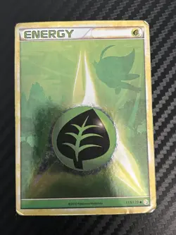 2010 Pokemon Celebi Grass Energy 115/123 HeartGold SoulSilver HGSS Vintage TCG - Image 1