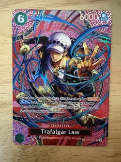 Bandai One Piece Card Game OP-15 Trafalgar Law OP15-031 SP Alt Art Holo - Image 1