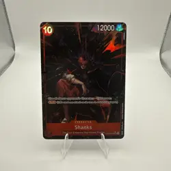 One Piece Shanks OP09-004 SR Alt Art English Emperors in the New World - Image 1