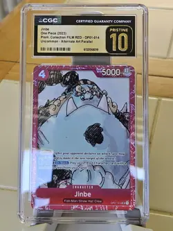 2023 One Piece Premium Collection Film Red OP01-014 UC Alt Art Parallel CGC 10 - Image 1