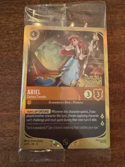 Disney Lorcana Ariel - Curious Traveler Wilds Unknown Promo Foil 43/P3 PROMO - Image 1