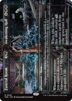 Funeral Room / Awakening Hall (Borderless) -Foil Near Mint MTG - Image 1