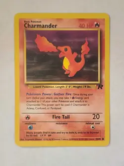 💛 MP Charmander 50/82 Team Rocket Pokemon Card - Image 1