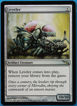 Leveler FOIL Mirrodin MINT Artifact Rare MAGIC MTG CARD (ID# 503606) ABUGames - Image 1