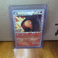 Pokemon TYPHLOSION PRIME Card 110/123 Rare 2011 World Championship LP-HP Regular - Image 1