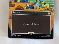 Ravages Of War Borderless Fallout PIP MTG Magic Gathering Mythic 0354 in hand - Image 3