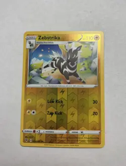 Zebstrika 054/185 Reverse Holo Uncommon Vivid Voltage Pokemon Card NM/M - Image 1