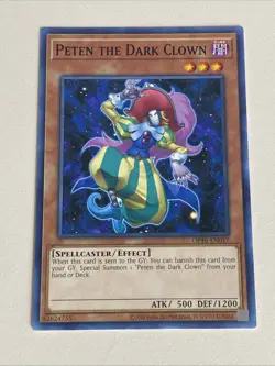 Yugioh - Peten the Dark Clown x 3 - NM - Plus Free Holo Card - A - Image 2
