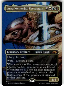 Arna Kennerud, Skycaptain Borderless Foil - Mythic - Modern Horizons 3 MTG - Image 1